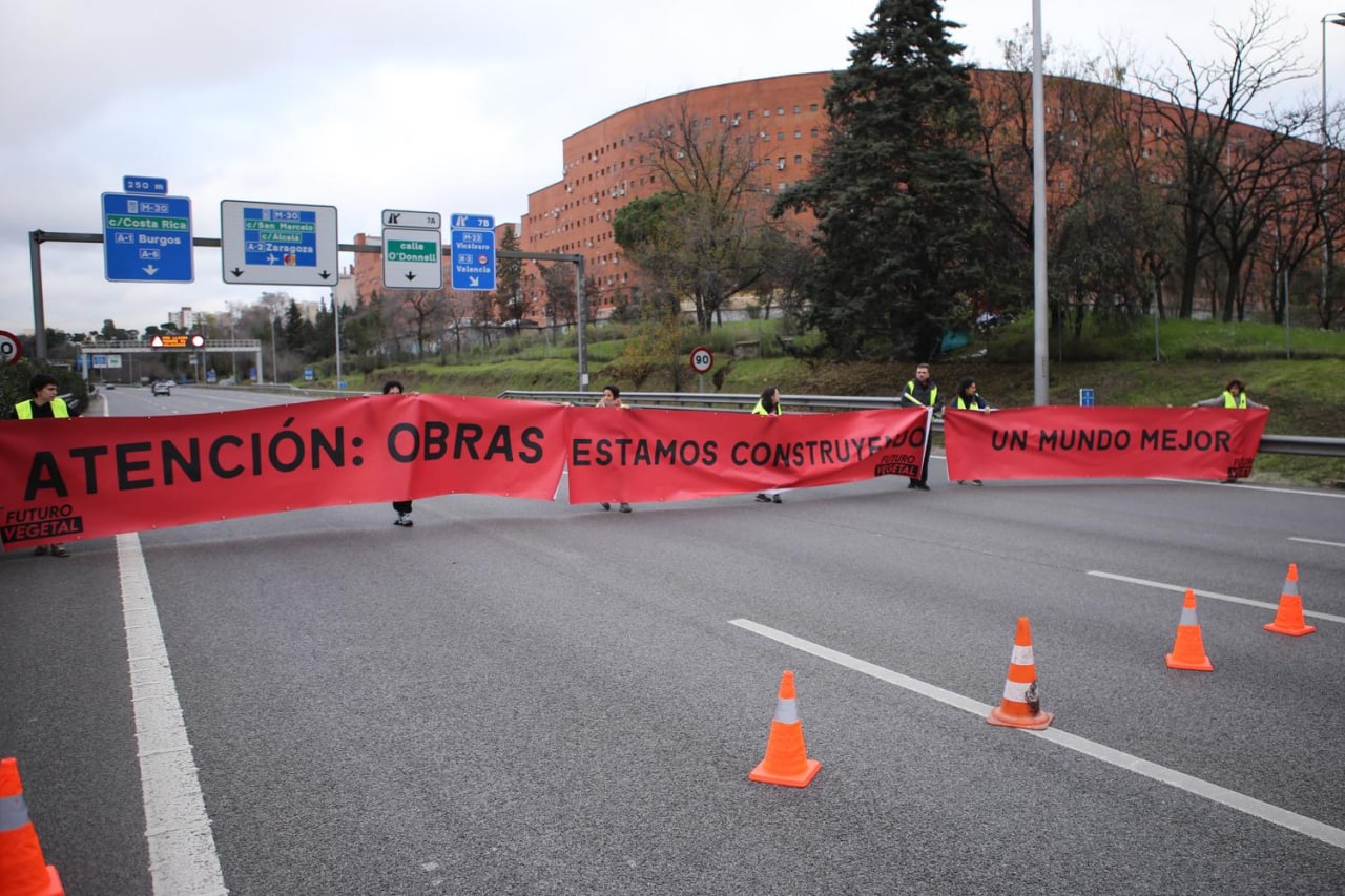 Futuro Vegetal colapsa Madrid en la operación salida.